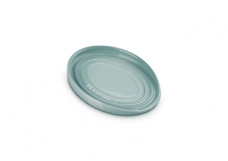 Blauw Sea Salt keramische ovale lepelhouder