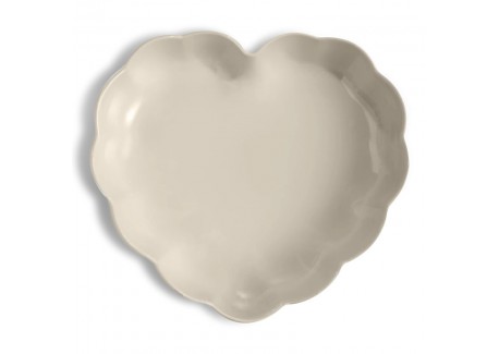 Madeleine Hart keramische mal 26x6,5 cm Gebroken Wit