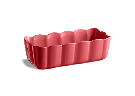 Madeleine rechthoekige Keramische Cakevorm 29x9 cm Roze Candy
