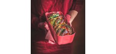 Madeleine rechthoekige Keramische Cakevorm 29x9 cm Roze Candy