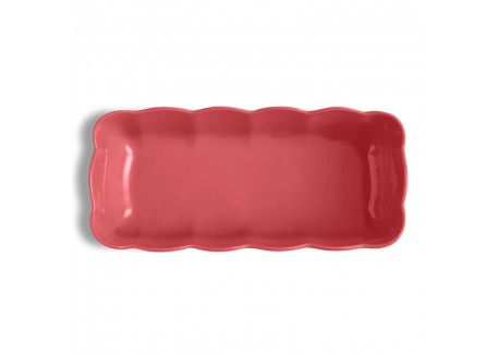 Madeleine rechthoekige Keramische Cakevorm 29x9 cm Roze Candy