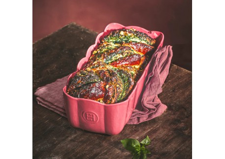 Madeleine rechthoekige Keramische Cakevorm 29x9 cm Roze Candy