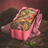Zie dia Madeleine rechthoekige Keramische Cakevorm 29x9 cm Roze Candy