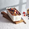 Voir la slide Madeleine Moule à Cake Rectangulaire Céramique 29x9 cm Argile Blanc Ca