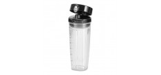 Enfinigy Black Mini Personal Blender Zwart met 0,55L Smoothiefles