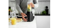 Enfinigy Black Mini Blender Personnel Noir avec Bouteille Smoothie 0,5