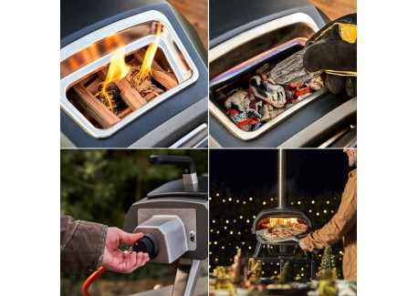 Karu 2 Four à Pizza à Bois ou à Charbon 77x72x42 cm