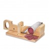 Voir la slide Guillotine à Saucisson en Bois avec Lame en Inox