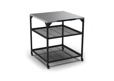 Table Modulaire pour Four à Pizza Extérieur Inox Large 80x80x90 cm 