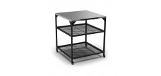 Modulaire tafel voor buitenpizzaoven RVS Large 80x80x90 cm