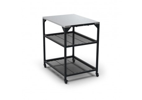 Modulaire tafel voor buitenpizzaoven RVS Medium 60x80x90 cm