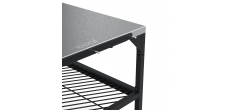 Modulaire tafel voor buitenpizzaoven RVS Medium 60x80x90 cm