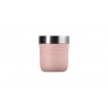 Zie dia On The Go Ronde geïsoleerde RVS lunchbox 500 ml Roze Shell Pink