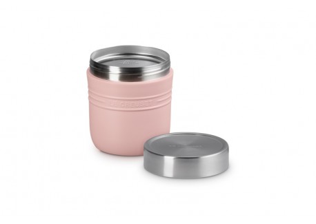 On The Go Ronde geïsoleerde RVS lunchbox 500 ml Roze Shell Pink