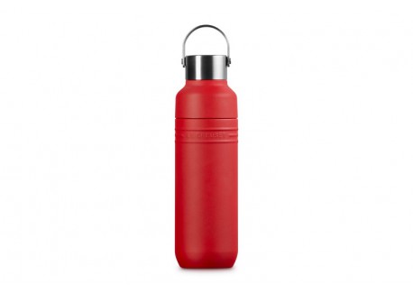 On The Go 500 ml Kersenrode geïsoleerde fles