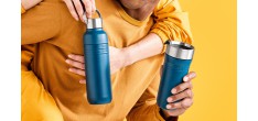 On The Go Gourde Bouteille Isotherme 500 ml Bleu Deep Teal