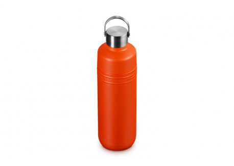 On The Go Gourde Geïsoleerde Fles 1 L Vulkanisch Oranje