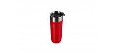 On The Go Travel Mug Isotherme Hermétique à Emporter 350 ml Rouge Ceri