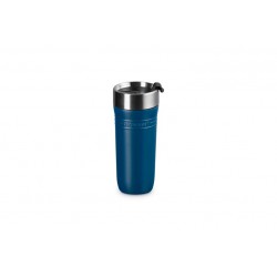 On The Go Travel Geïsoleerde Luchtdichte Afhaalmok 350 ml Blauw Deep T