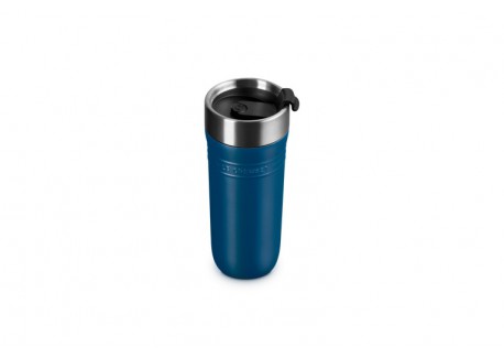 On The Go Travel Geïsoleerde Luchtdichte Afhaalmok 350 ml Blauw Deep T