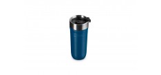 On The Go Travel Geïsoleerde Luchtdichte Afhaalmok 350 ml Blauw Deep T
