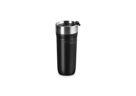 On The Go Travel Mug Isotherme Hermétique à Emporter 350 ml Noir Mat