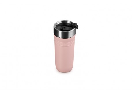 On The Go Travel Geïsoleerde Luchtdichte Afhaalmok 350 ml Roze Shell P