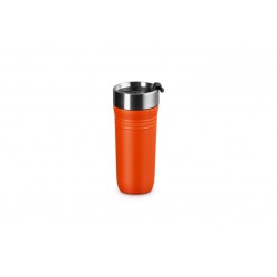 On The Go Travel Mug Isotherme Hermétique à Emporter 350 ml Orange Voc