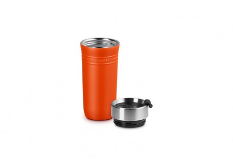 On The Go Travel Geïsoleerde Luchtdichte Afhaalmok 350 ml Vulkanisch o