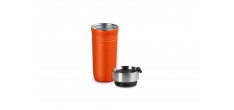 On The Go Travel Geïsoleerde Luchtdichte Afhaalmok 350 ml Vulkanisch o