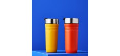 On The Go Travel Geïsoleerde Luchtdichte Afhaalmok 350 ml Vulkanisch o