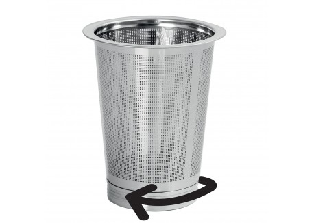 Gyokuro Théière en Verre avec Filtre Inox Dévissable 0,8 L