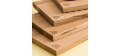 Nordic Rechthoekige Eikenhouten Snij- en Serveerplank S 40x17 cm