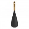 Voir la slide Spatule Cuillère Silicone Noir Manche Bois 30 cm