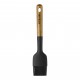 Pinceau à Pâtisserie Silicone Noir Manche Bois 22 cm