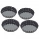 Moules Mini-Tartelettes Acier Anti-adhésif sans PFAS Ø10 cm 4 pcs
