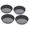 Voir la slide Moules Mini-Tartelettes Acier Anti-adhésif sans PFAS Ø10 cm 4 pcs