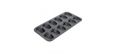 Moule à 12 Madeleines Acier Anti-adhésif sans PFAS 41,5x21,5 cm