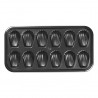 Voir la slide Moule à 12 Madeleines Acier Anti-adhésif sans PFAS 41,5x21,5 cm