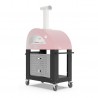 Voir la slide Moderno Table Chariot pour Four à Pizza Bois 2 Pizze
