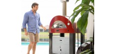 Moderno Tafelwagen voor Hout Pizza Oven 2 Pizze