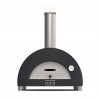Zie dia Moderno Hout Pizza Oven 1 Pizza Grijs 60x40 cm