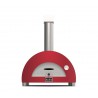 Zie dia Moderno Hout Pizza Oven 1 Pizza Rood 60x40 cm