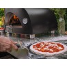 Voir la slide Moderno Four à Pizza Bois 1 Pizza Rouge 60x40 cm 