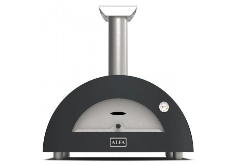 Moderno Four à Pizza Bois 2 Pizze Gris 70x50 cm
