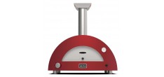 Moderno Four à Pizza Bois 2 Pizze Rouge 70x50 cm