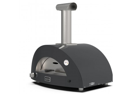 Moderno Hout Pizza Oven 2 Pizze Rood 70x50 cm