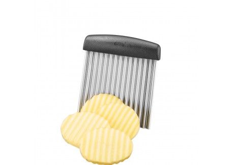 Riffl Coupe Frites / Légumes Lame Ondulée en Inox 9,5 cm