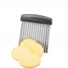Zie dia Riffl Frietjes/Groentesnijder Golvend RVS Mes 9,5 cm
