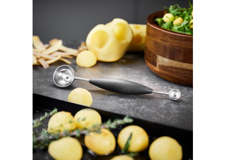 Bolino Cuillère à Pomme Parisienne Double Inox 15+30 mm 